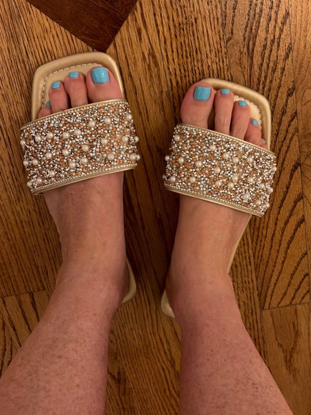 Sparkly sandals